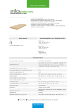 STEICOprotect dry / STEICOprotect037 Technisches Merkblatt
